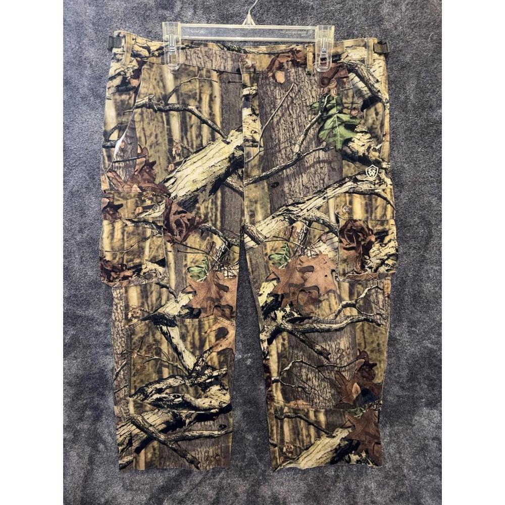 Game Winner Mens XL Realtree Camo Cargo‎ Pants Cinch Waist